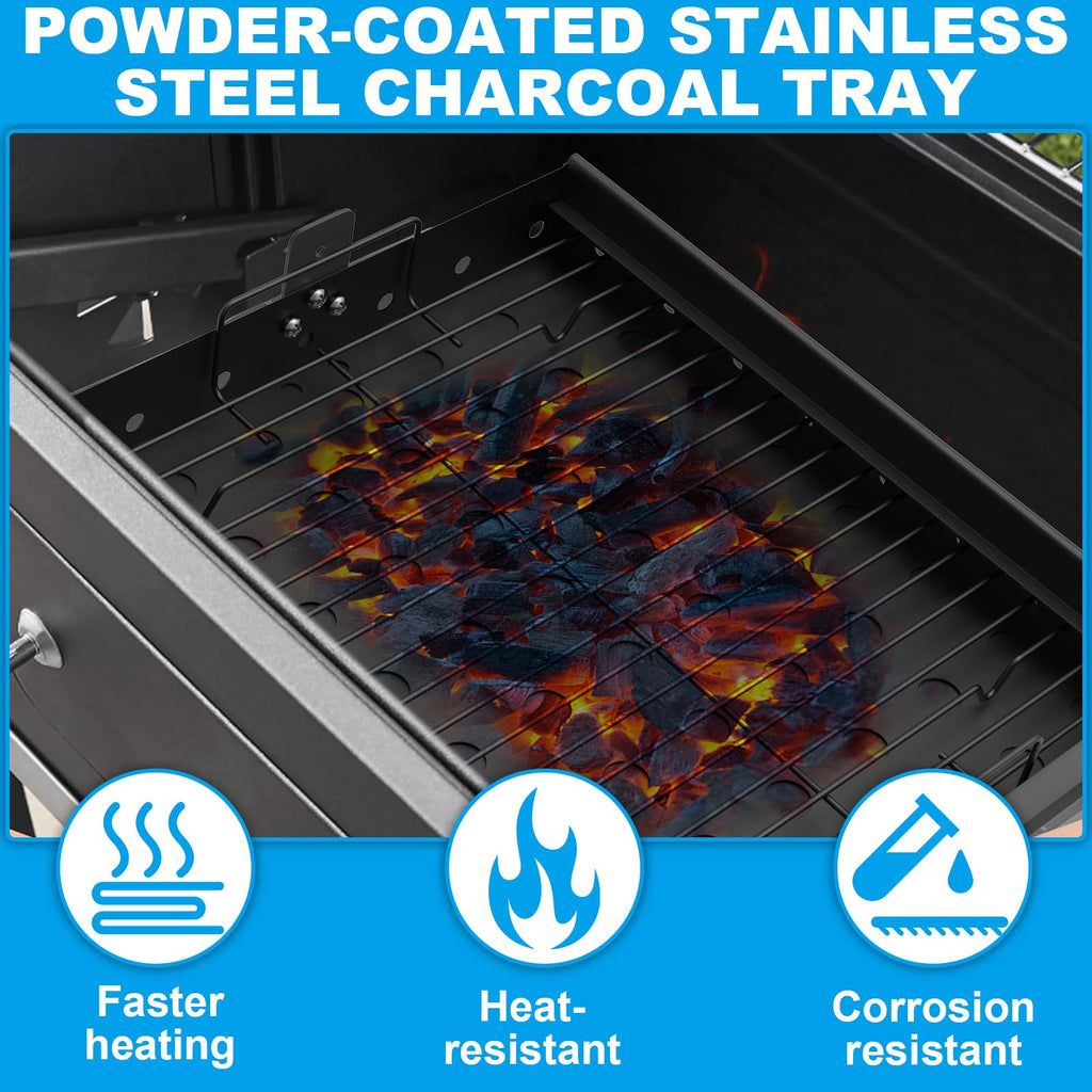 Charcoal Grill Basket Pan Replacement Parts D75147