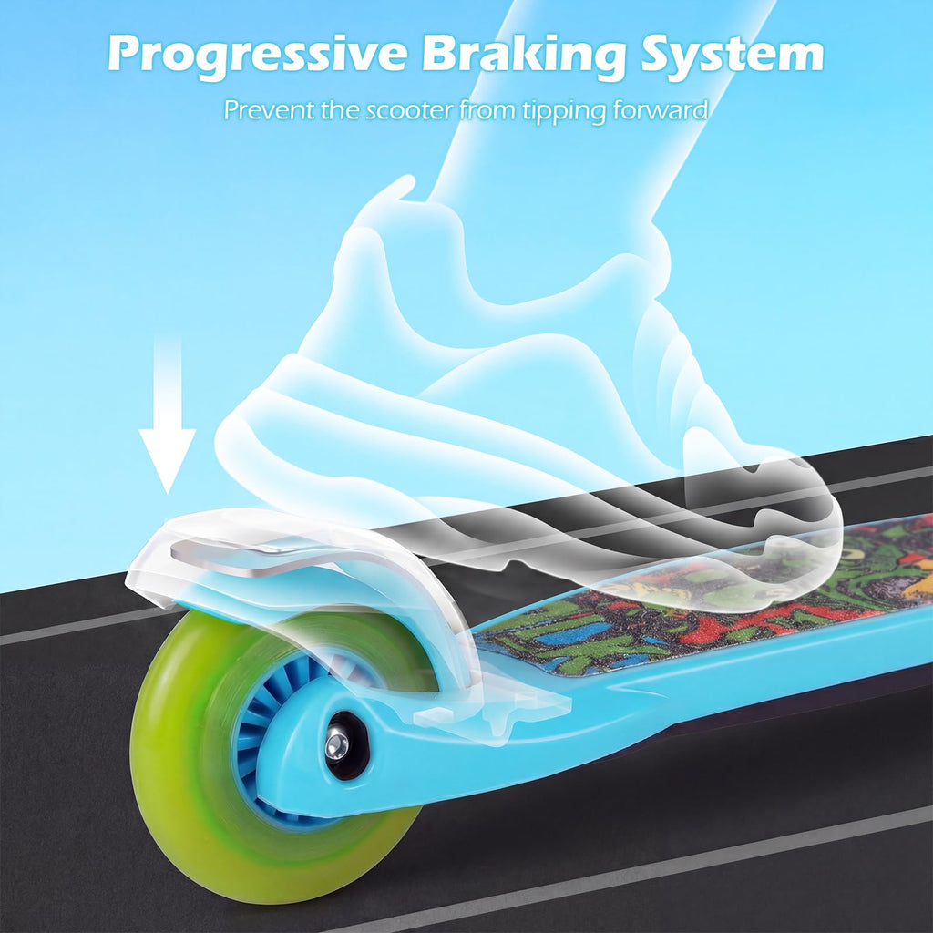 Kids 3-Wheel Kick Scooter with LED Front Wheels K699