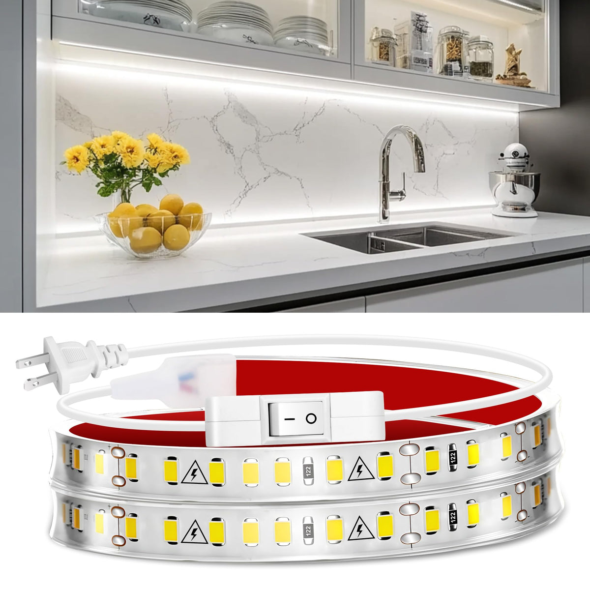 24 Inch Plug-in Under Cabinet LED Light U126