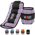 Adjustable Ankle Weights 10lb 1 Pair Lavender I1151