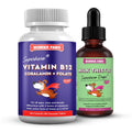 Vitamin B12 Chewable Tablets Plus Milk Thistle Drops 90 Chews 2 Ounces A131