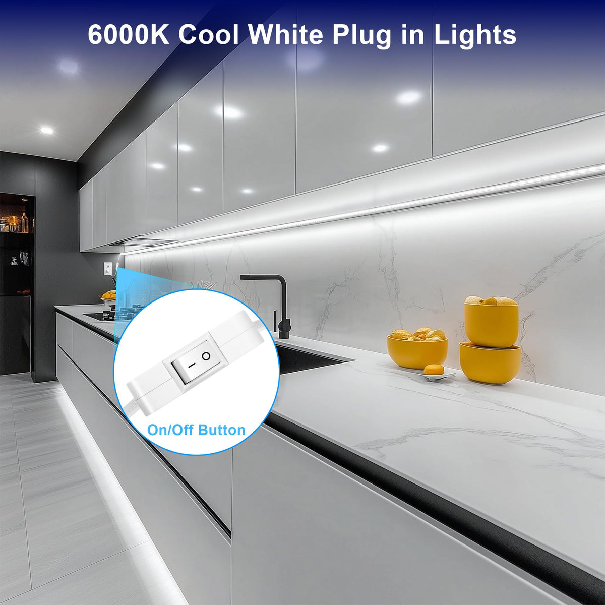 24 Inch Plug-in Under Cabinet LED Light U126