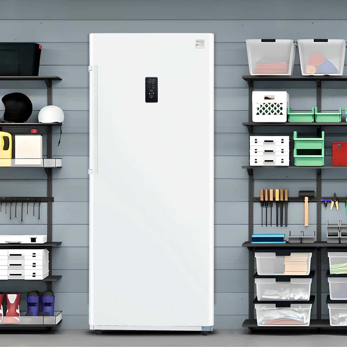 17.0 Cubic Feet Upright Freezer Convertible Refrigerator, White Z9041