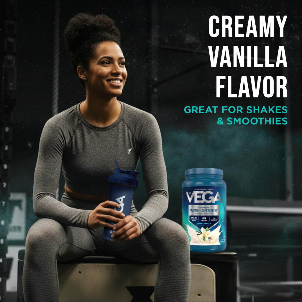 Creamy Vanilla Vegan Protein Powder 26.9 oz F808