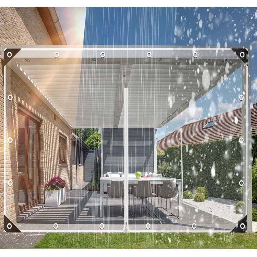 Clear Tarp with Zipper Door A62577