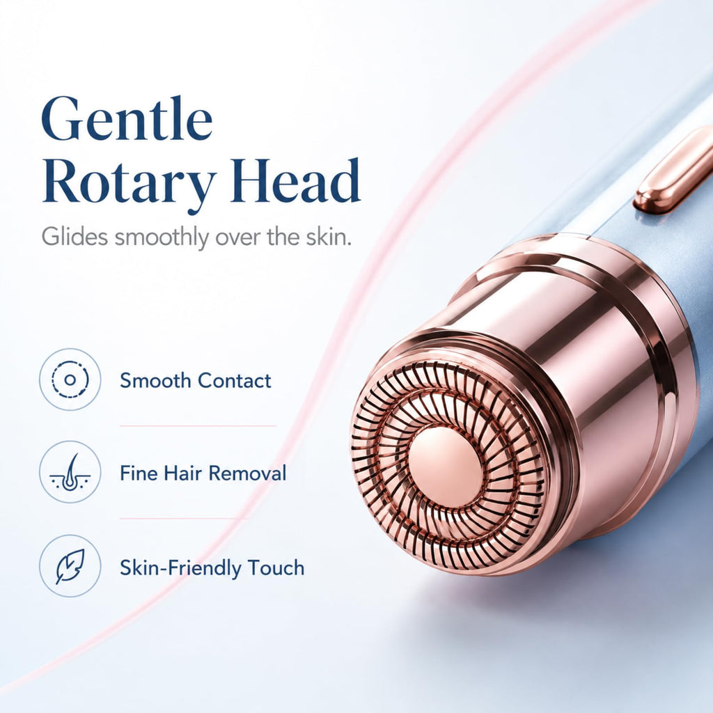 Facial Hair Remover with 2 Replacement Heads E484