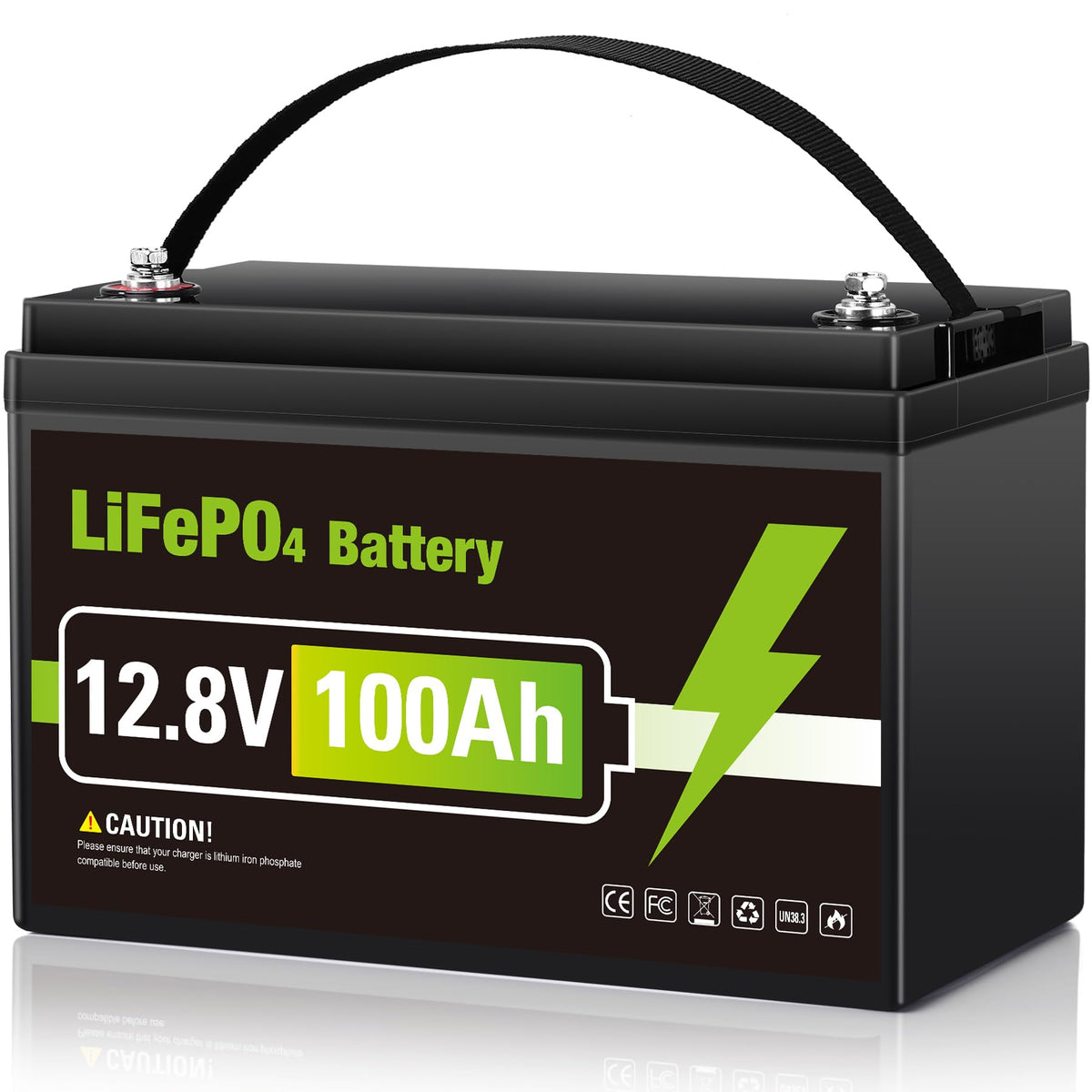 12V 100AH LiFePO4 Lithium Battery K3747
