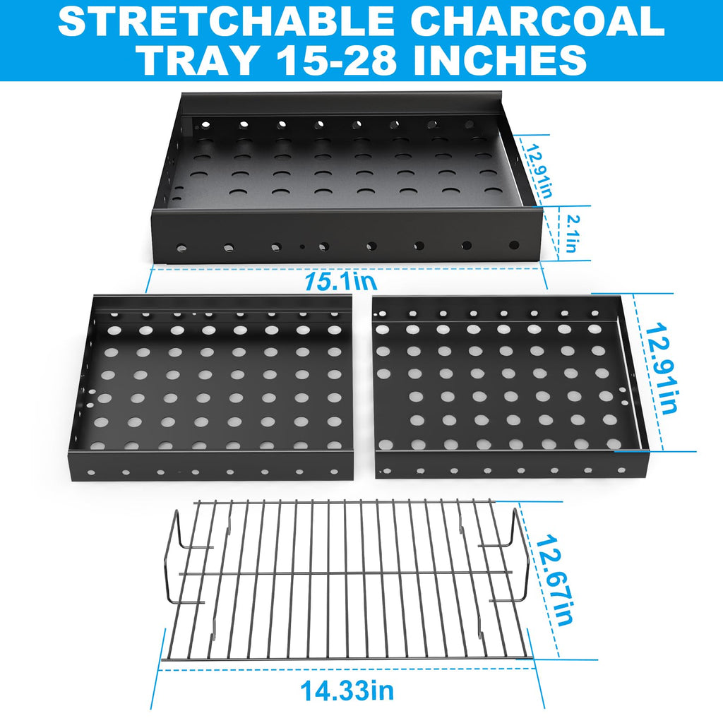Charcoal Grill Basket Pan Replacement Parts D75147