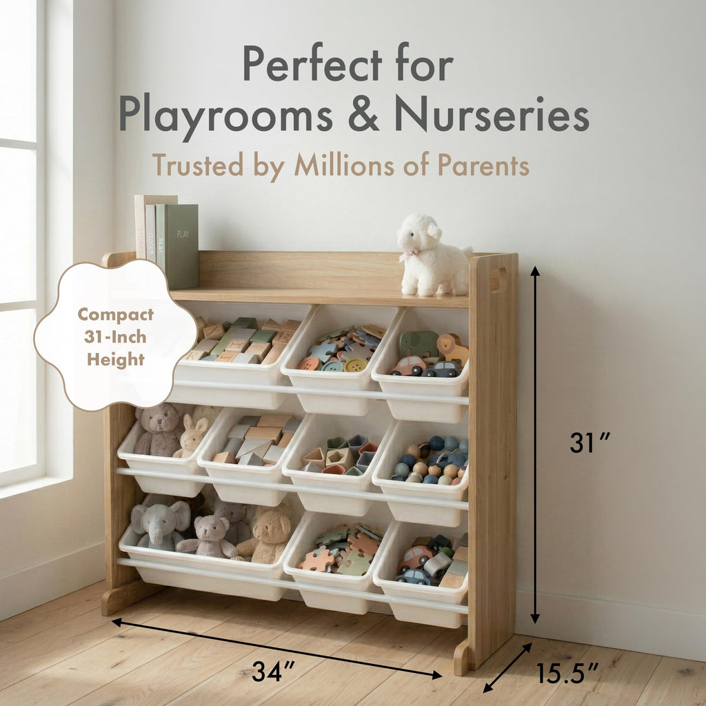 Kids Toy Organizer with 9 Bins V399
