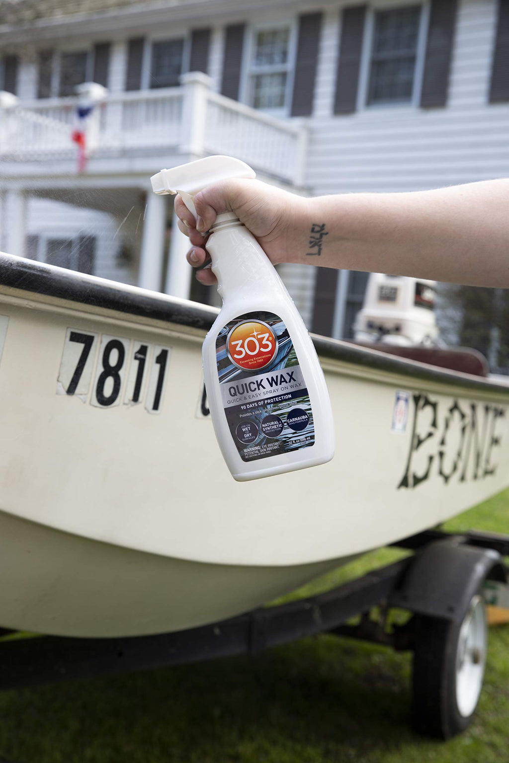 Marine Quick Wax Spray On Carnauba Wax 32 fl. oz. 6 Pack E226