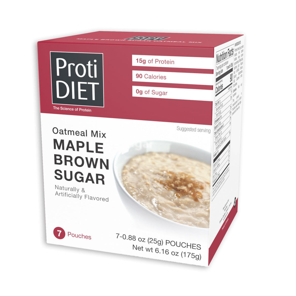 High Protein Sugar Free Instant Oatmeal 7ct L346