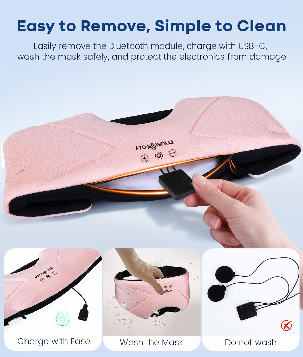 Bluetooth Sleep Mask Headphones M572
