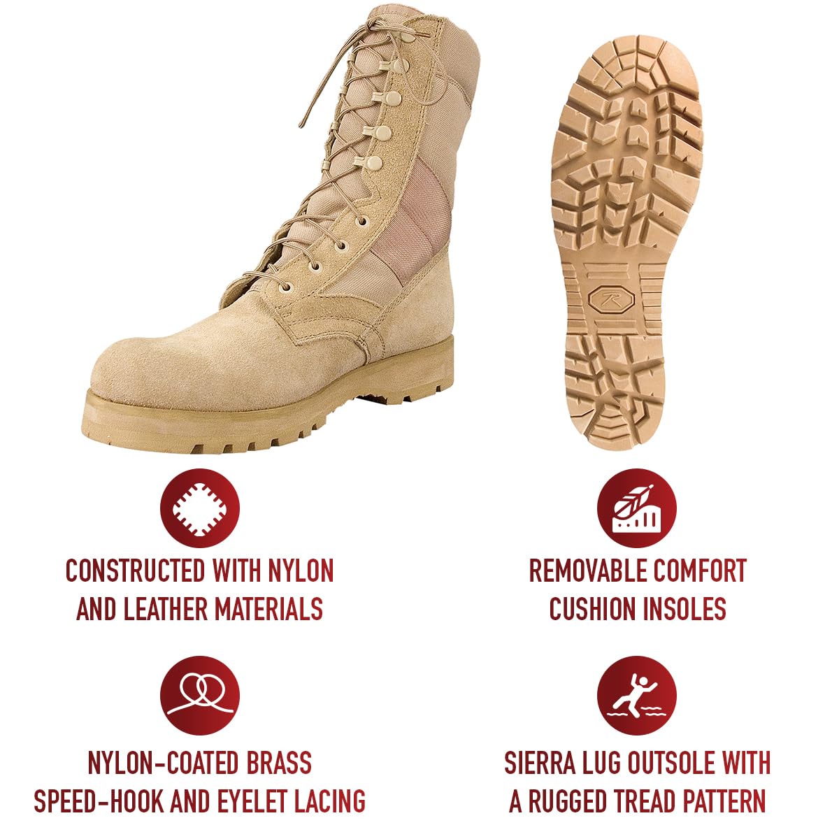8 Inch Tactical Boots H5971