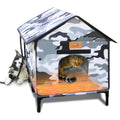 Heated Weatherproof Outdoor Cat House E281