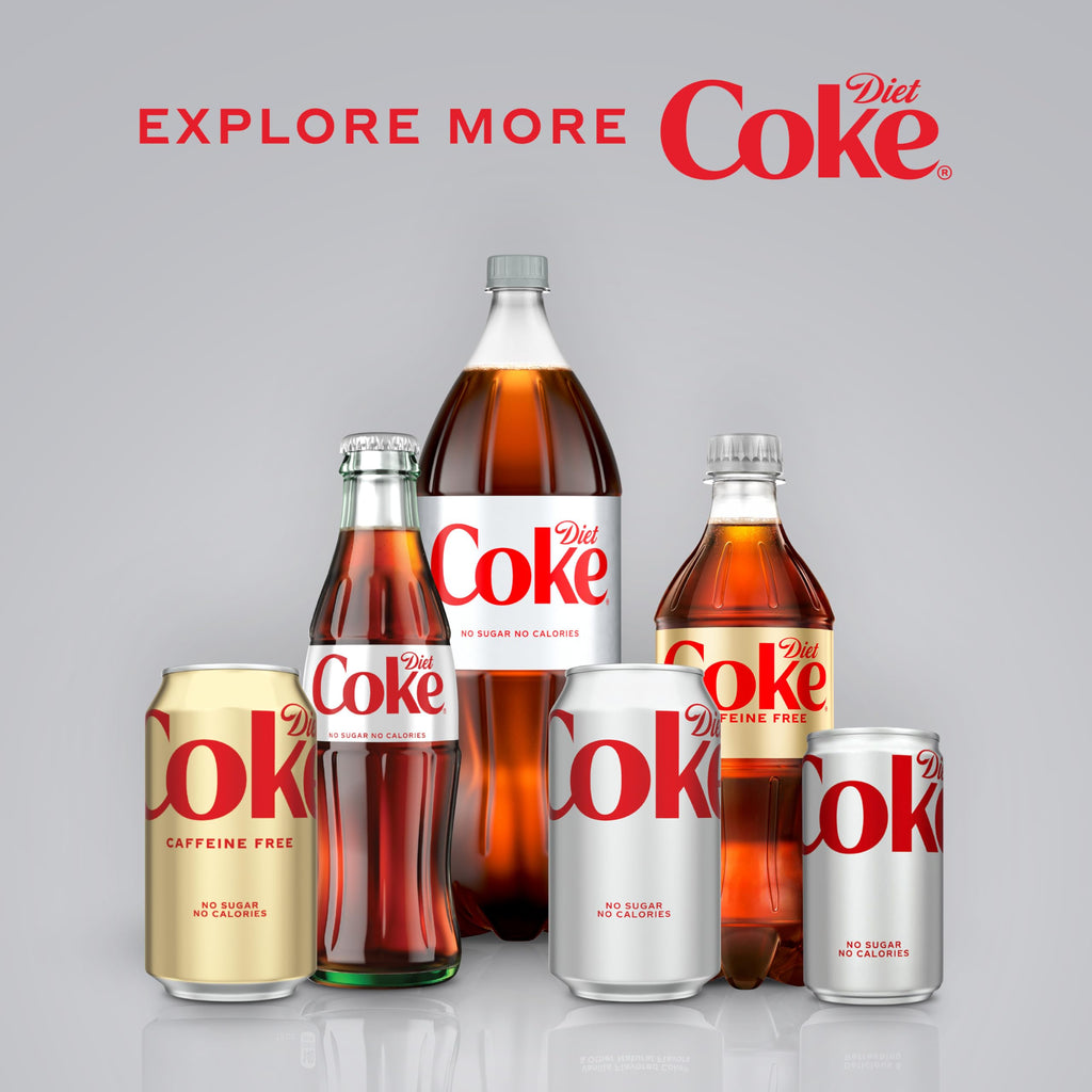 Diet Coke Soda Soft Drink Cans, 12 fl oz, 24 Pack Z929698