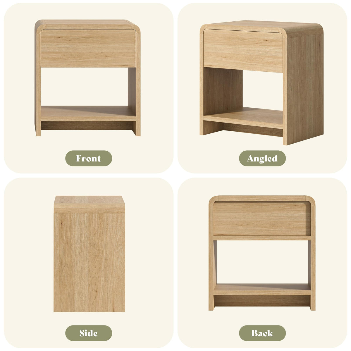 3-Piece Coffee Table Set with 2 End Tables Q874