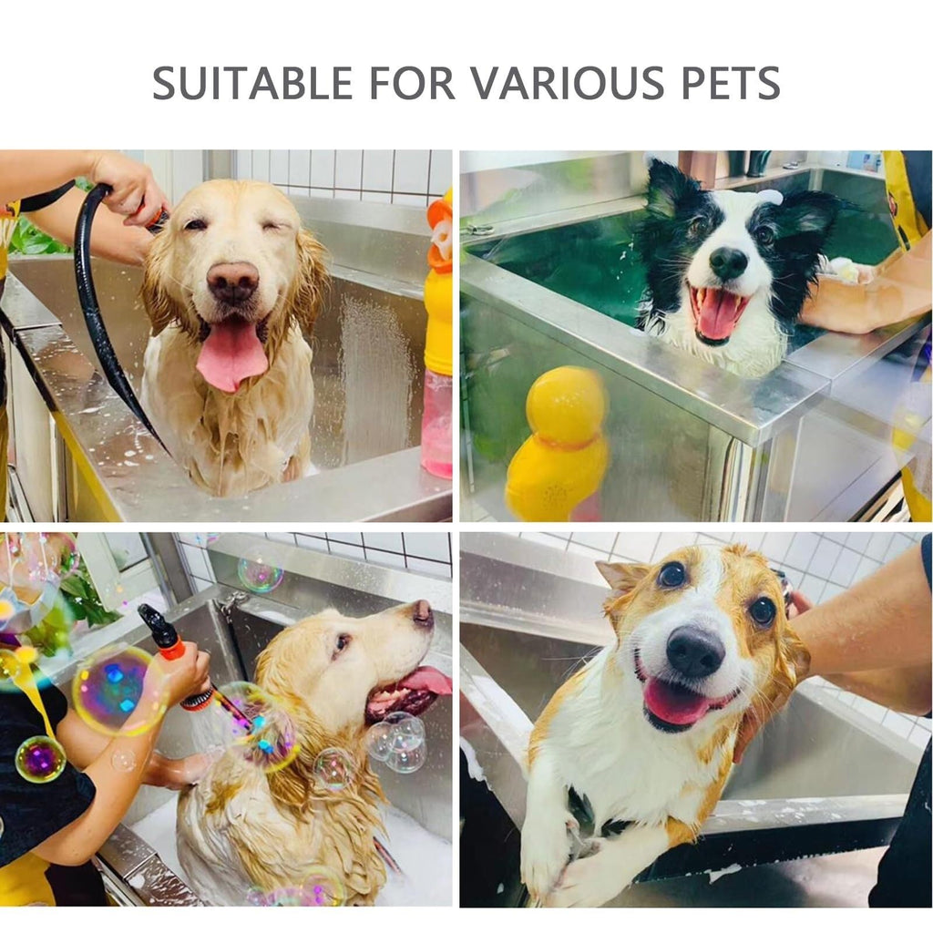 Stainless Steel Dog Grooming Bathtub with Faucet X257717