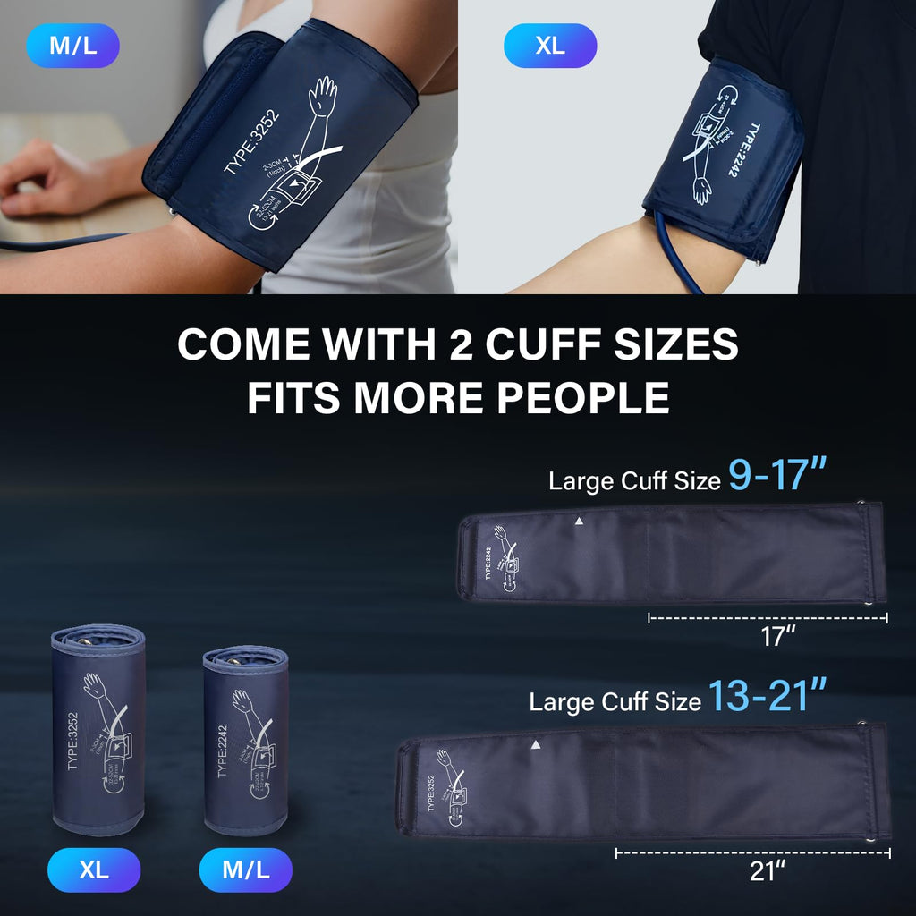 Automatic Upper Arm Blood Pressure Monitor with 5.4 inch LED Screen L5480