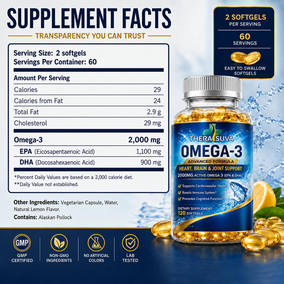 120 Veggie Softgels Fish Oil O100621