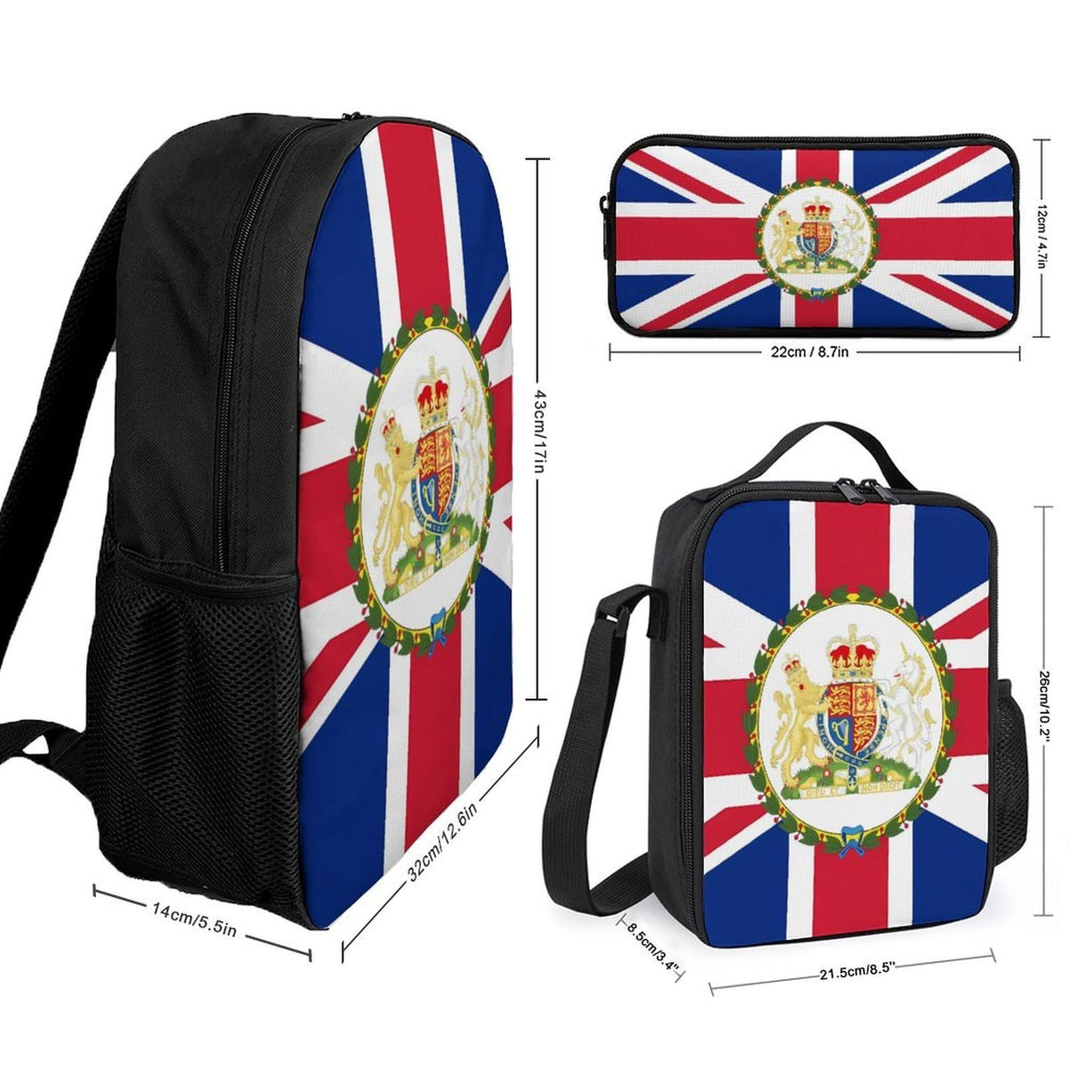 Backpack with Lunch Box Pencil Case T28912