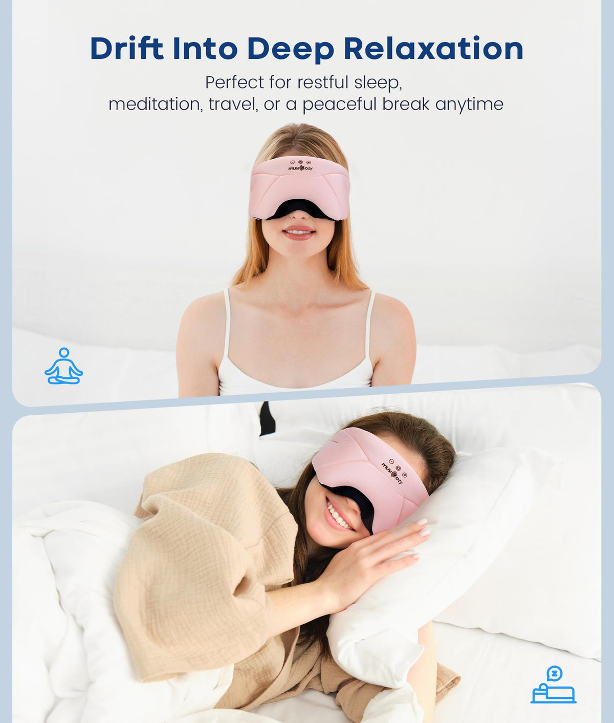 Bluetooth Sleep Mask Headphones M572