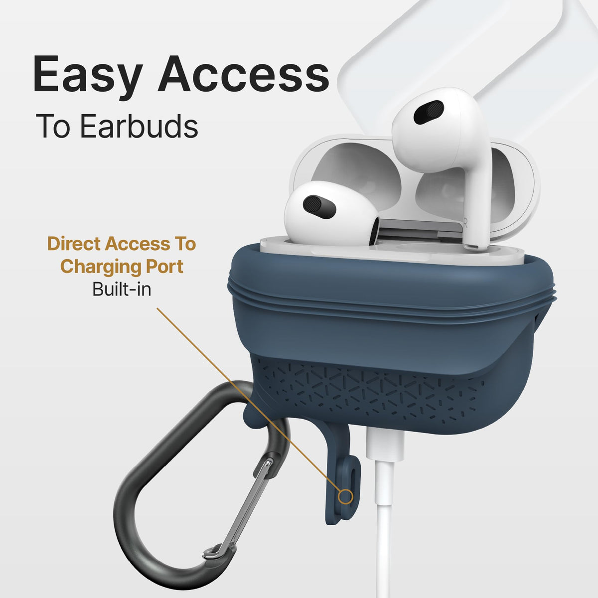 Waterproof AirPods 3rd Generation Case with Carabiner Z39507