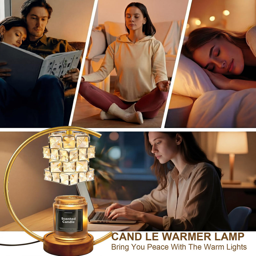Candle Warmer Lamp with Timer Dimmable Wax Warmer I505