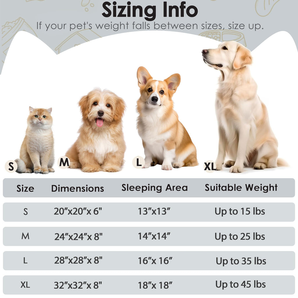 20in Calming Donut Dog & Cat Bed Z376