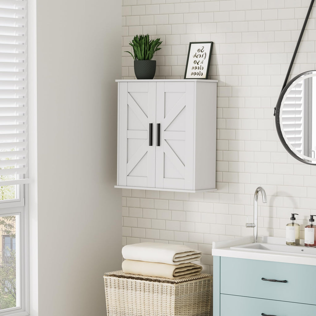 Bathroom Wall Cabinet with Adjustable Shelves X663766