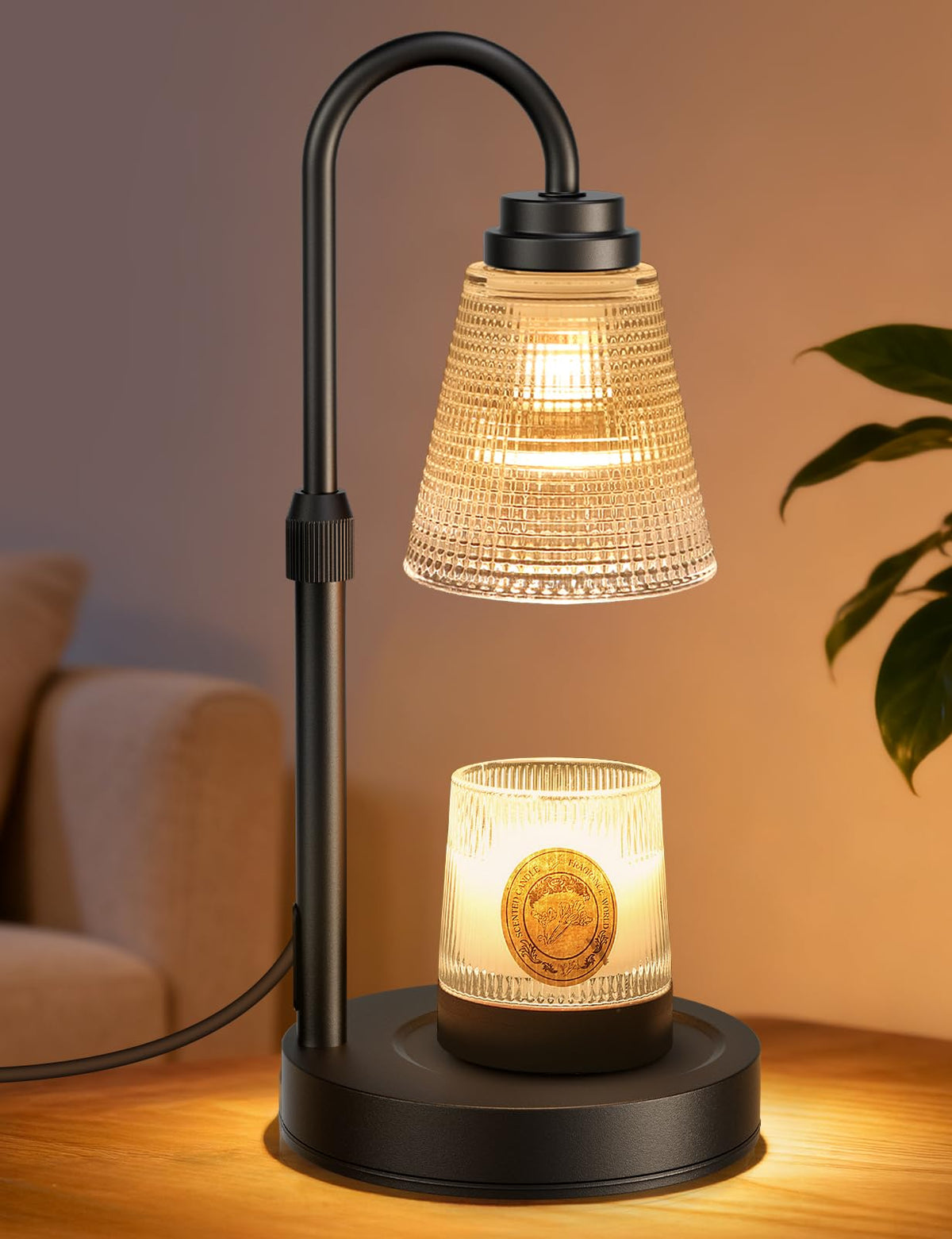 Dimmable Candle Warmer Lamp with Timer Y714