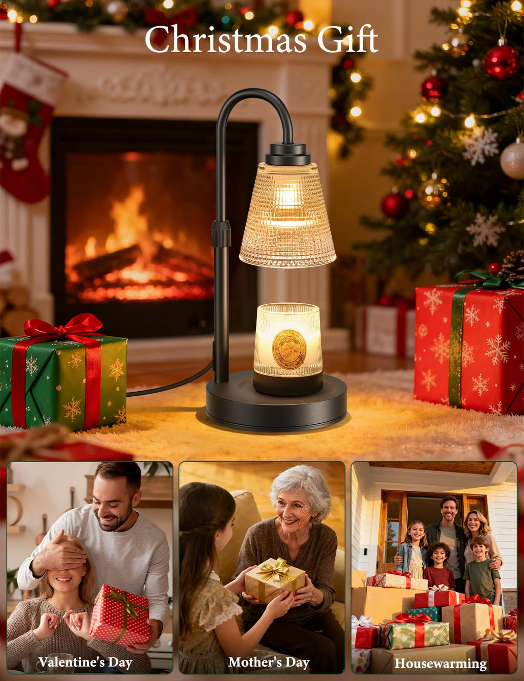Dimmable Candle Warmer Lamp with Timer Y714