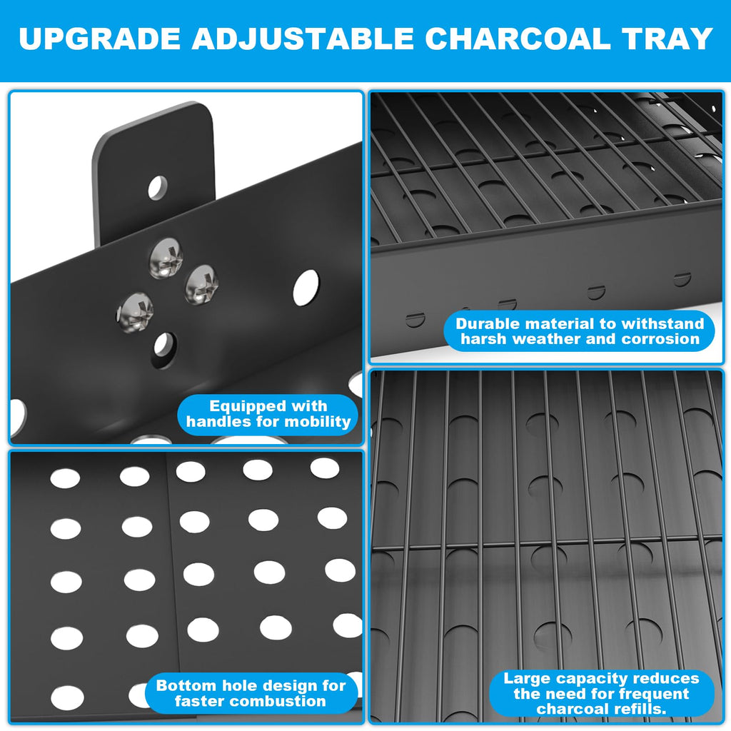 Charcoal Grill Basket Pan Replacement Parts D75147