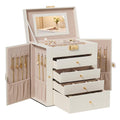 5-Layer Jewelry Box Organizer with 4 Drawers E213782