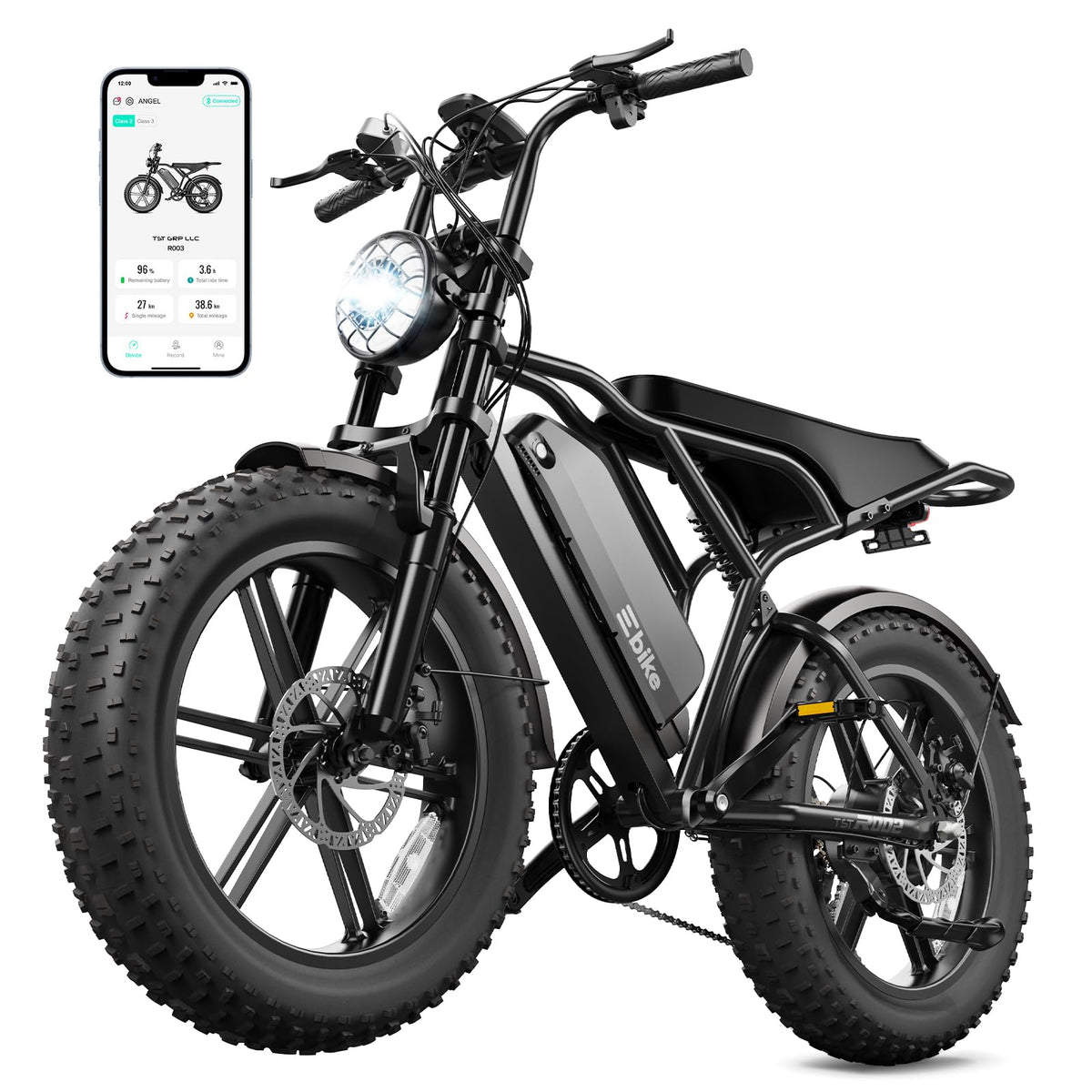 Electric Bike for Adults 48V 15Ah Fat Tire N938465
