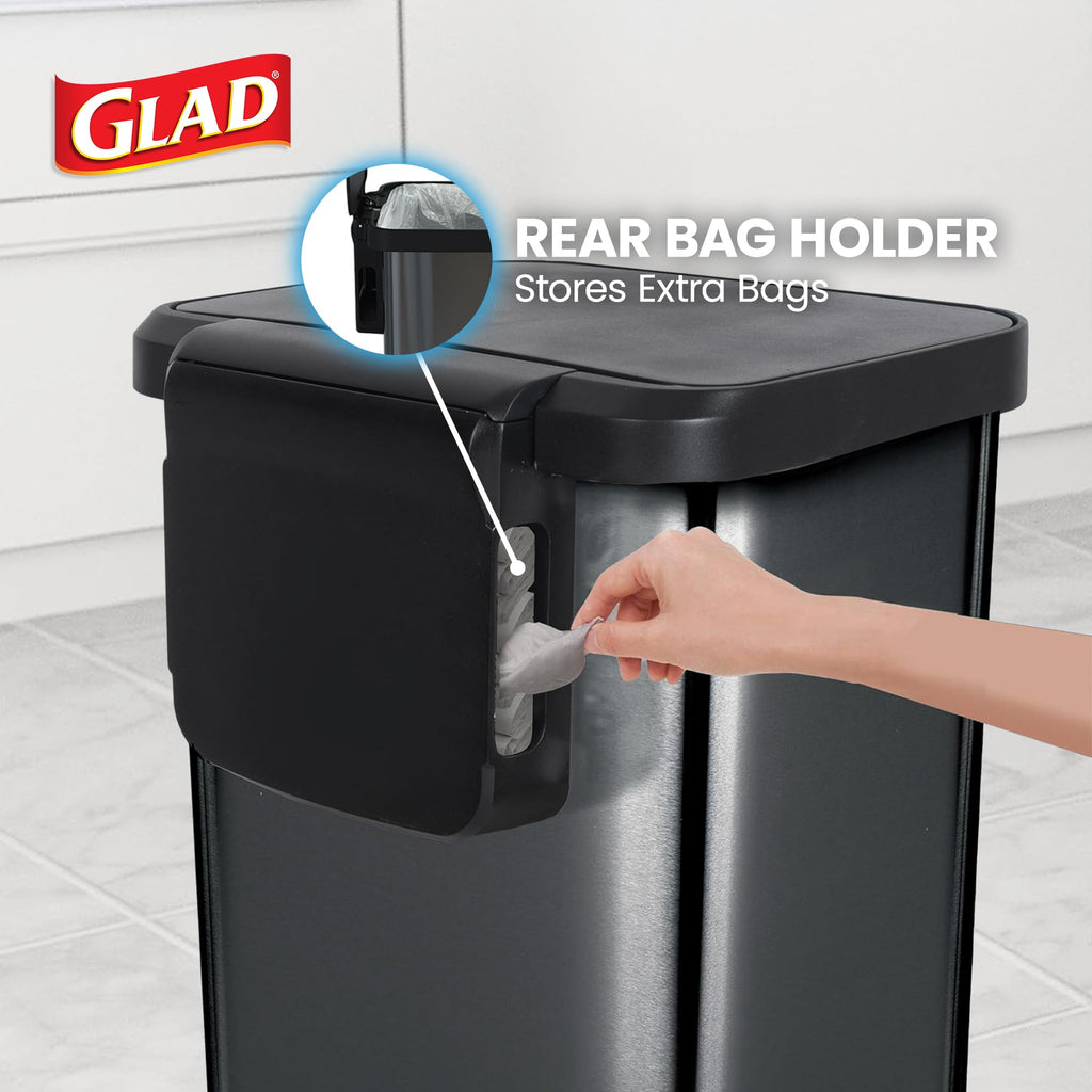 13 Gal Stainless Steel Trash Can R44735