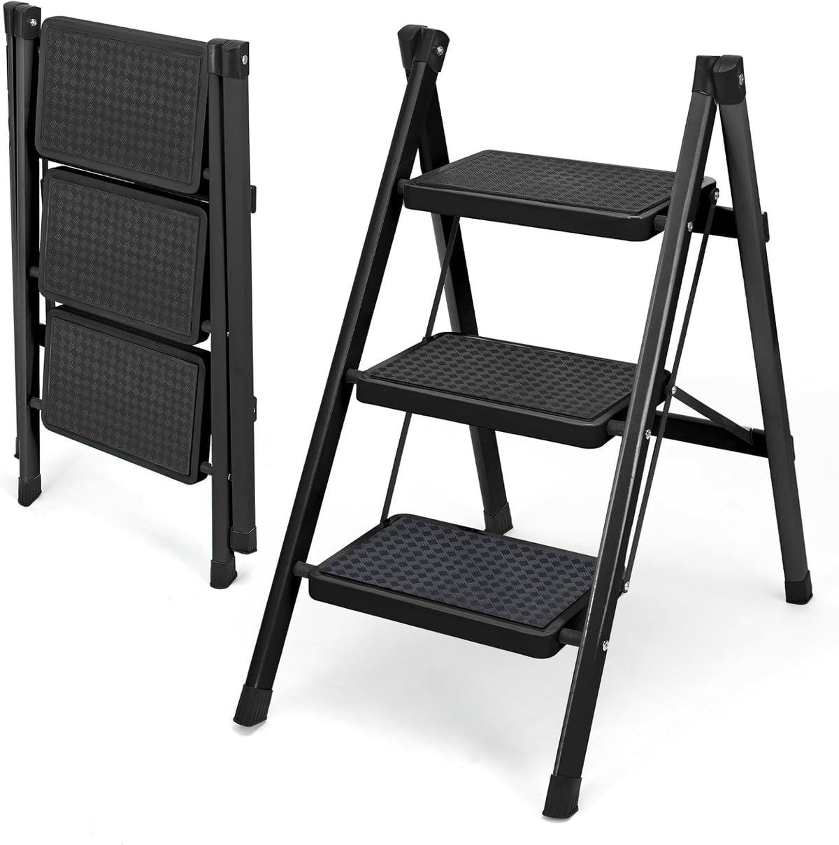 3-Step Aluminum Folding Ladder N807749