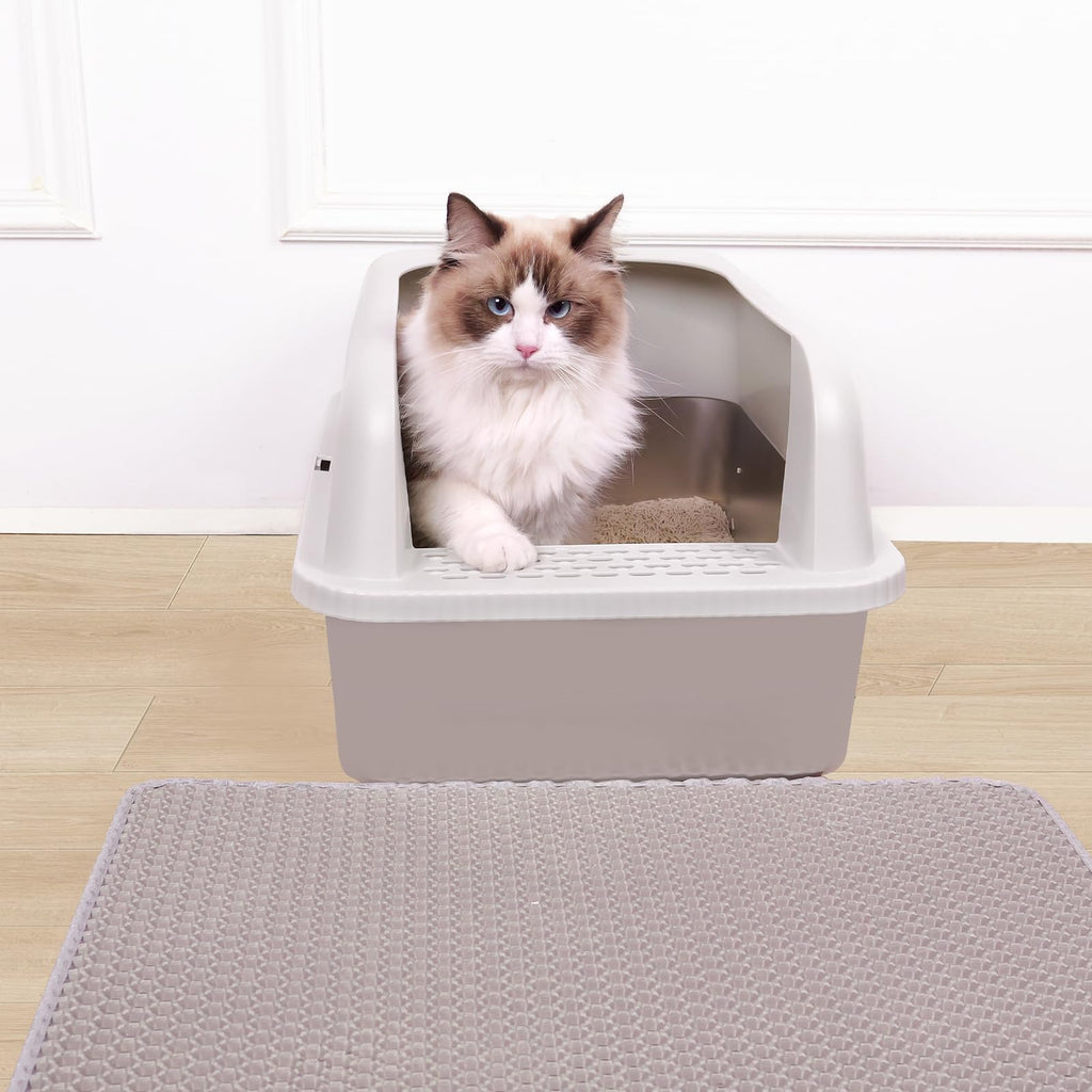 Stainless Steel Cat Litter Box with Lid C462065