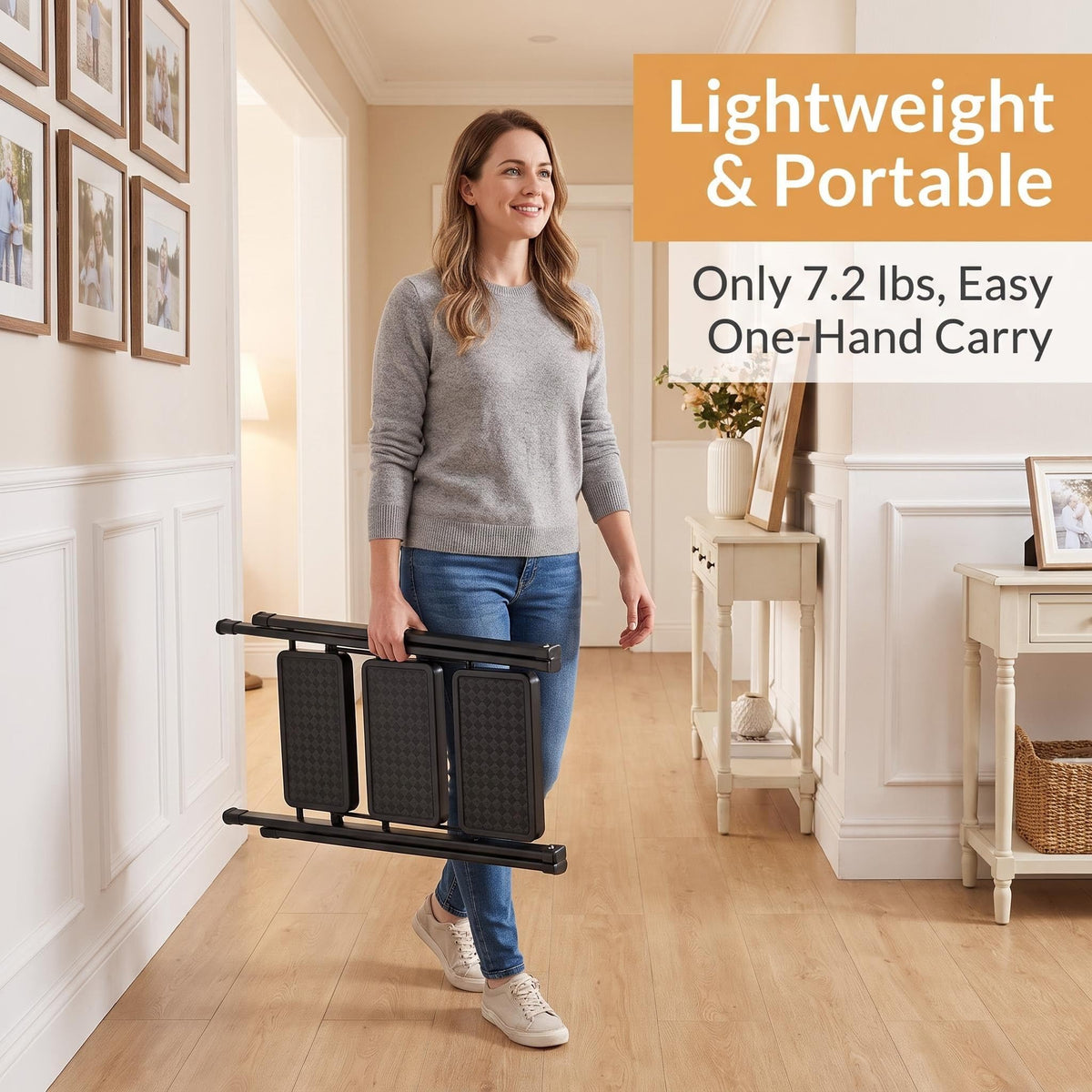 3-Step Aluminum Folding Ladder N807749
