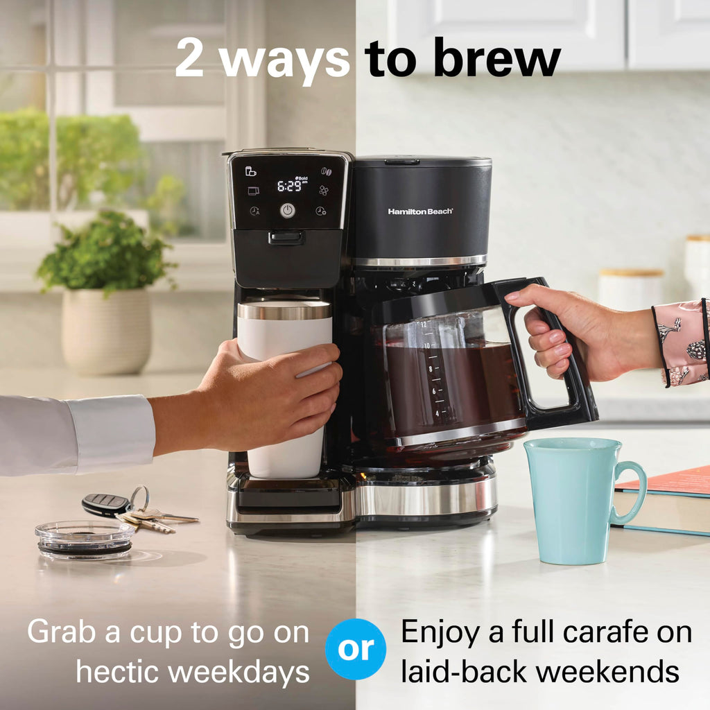 2-Way Drip Coffee Maker & Single Serve Coffee Machine S78218