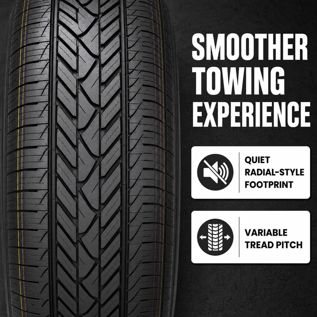 2 Pack Trailer Tire Rim Assembly Black Y1961