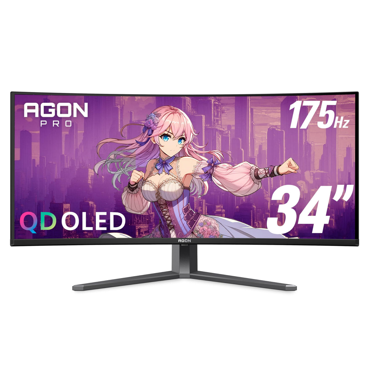 34" Curved QD OLED 175Hz Gaming Monitor T222087