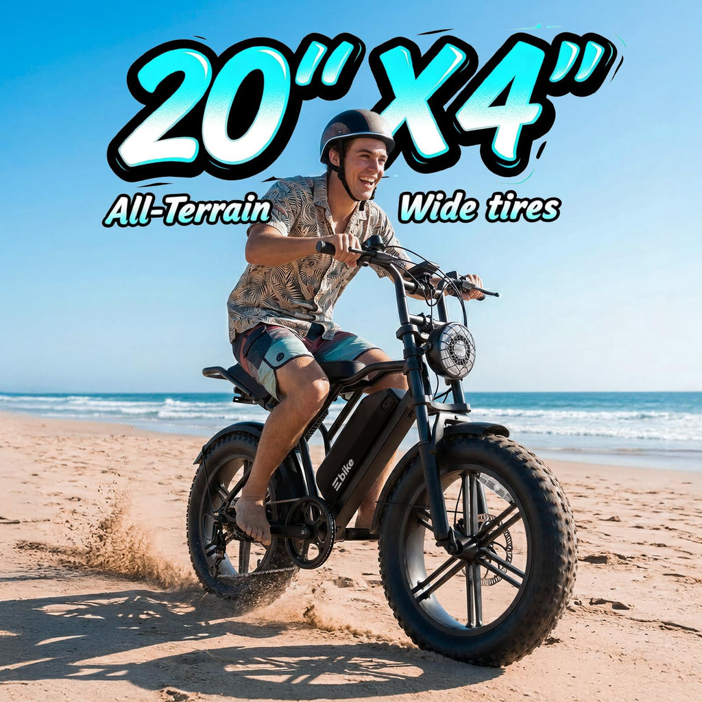 Electric Bike for Adults 48V 15Ah Fat Tire N938465