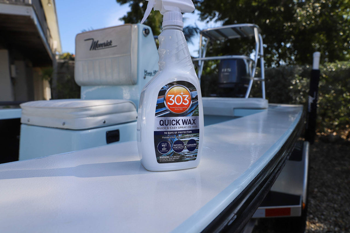 Marine Quick Wax Spray On Carnauba Wax 32 fl. oz. 6 Pack E226