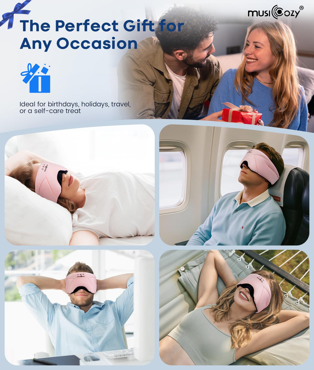 Bluetooth Sleep Mask Headphones M572