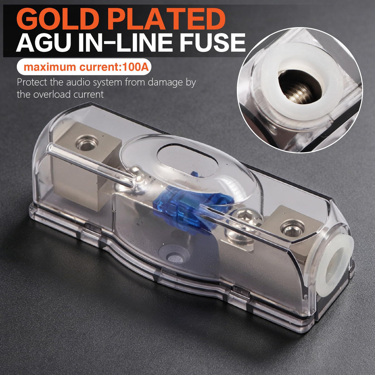 0 Gauge Car Audio Amp Wiring Kit 3000W with Bass Knob O178044