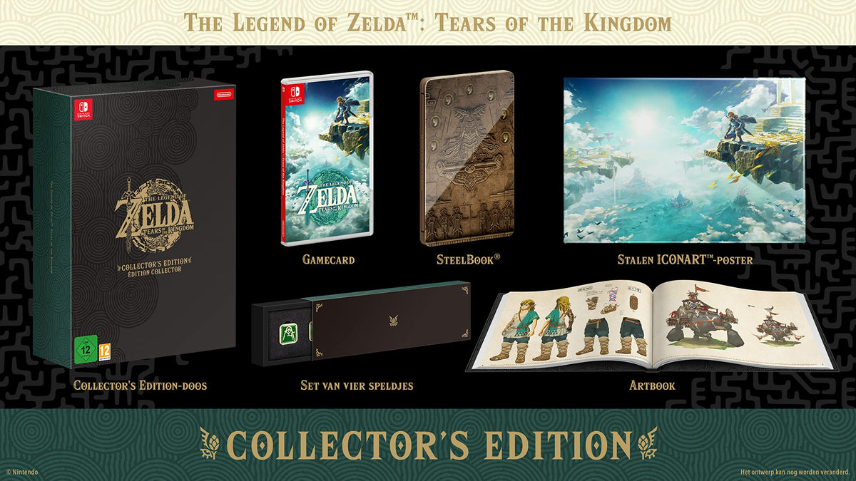 The Legend of Zelda: Tears of the Kingdom Collector's Edition Nintendo Switch W899