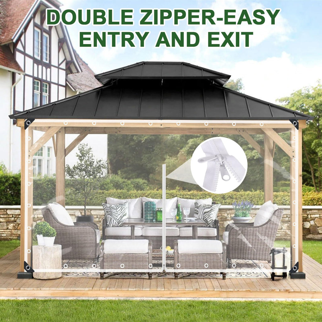 Clear Tarp with Zipper Door A62577