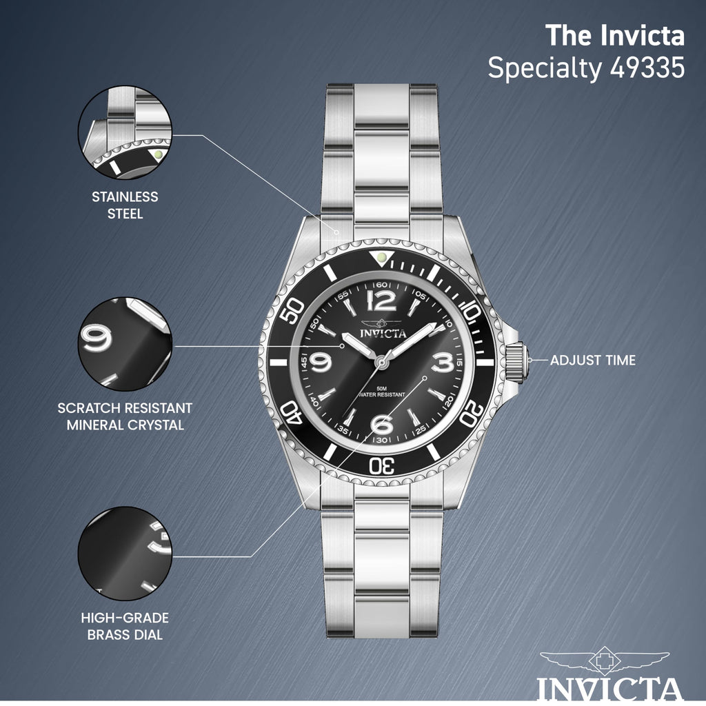 Mens Stainless Steel 40mm Watch X918