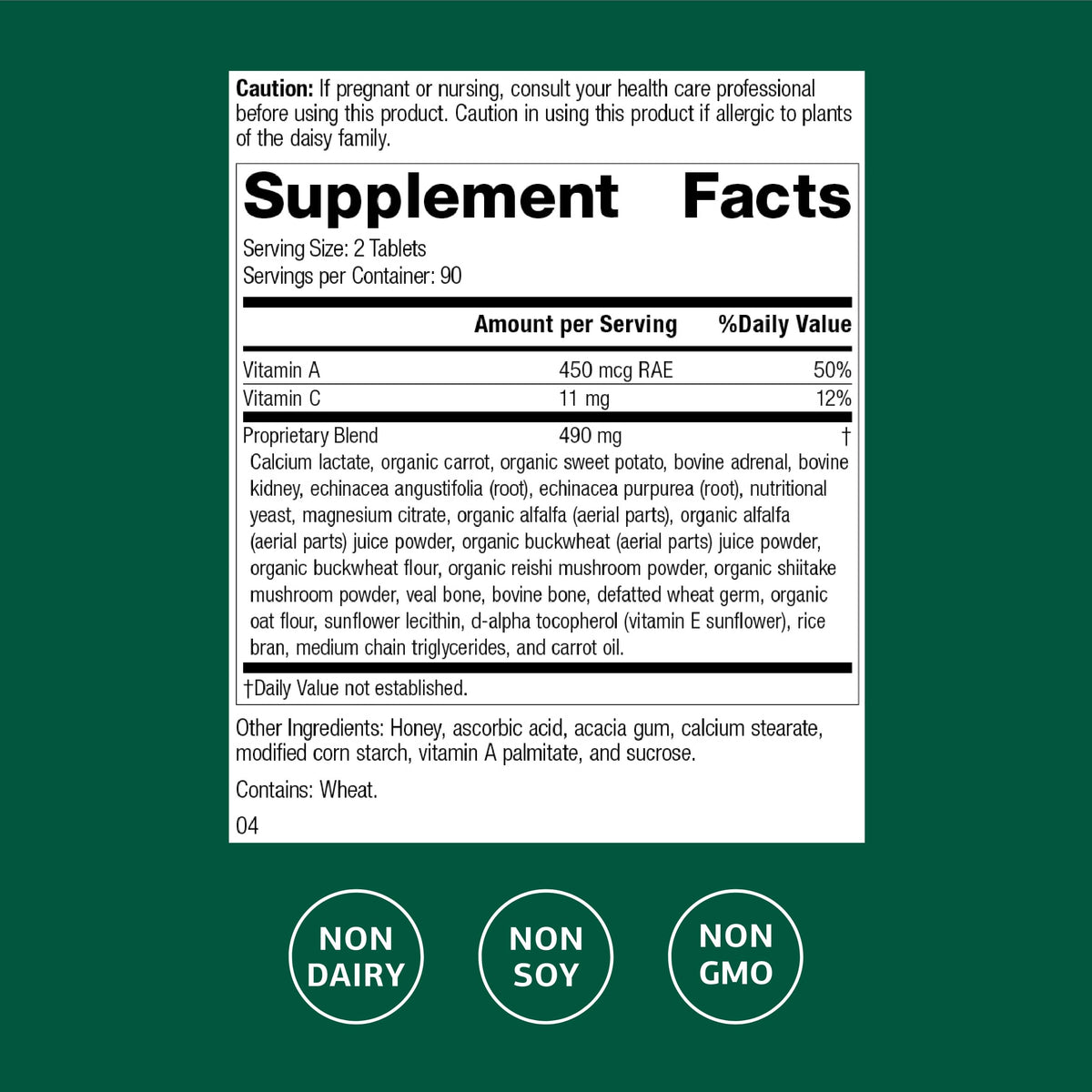 180 Tablets Immune & Cell Support S1536