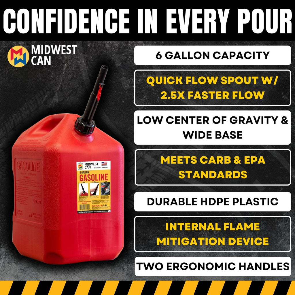 RED Gas Can H28827